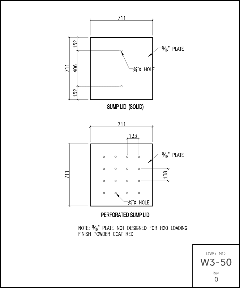 garage sump lid schematic