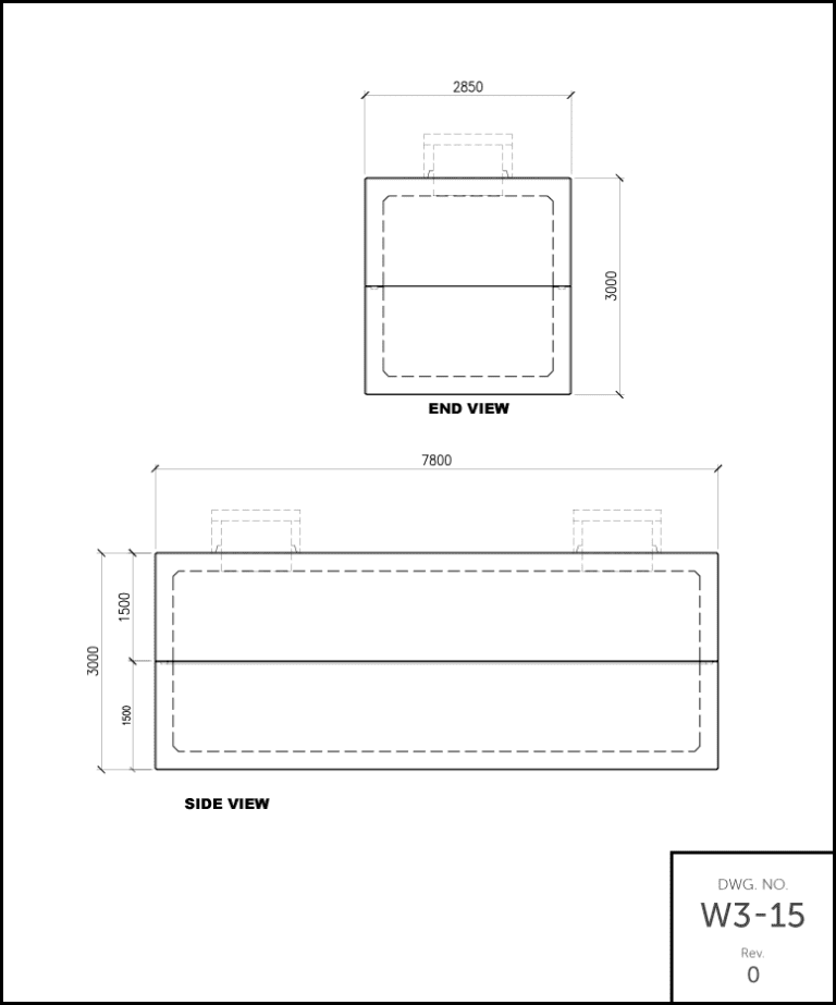 10,000 Gallon Septic Holding Tank | Westcon Precast Alberta